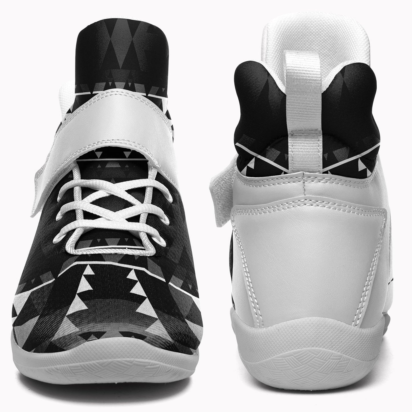 Writing on Stone Black and White Ipottaa Basketball / Sport High Top Shoes 49 Dzine 