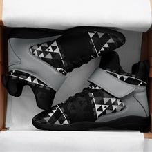 Load image into Gallery viewer, Writing on Stone Black and White Ipottaa Basketball / Sport High Top Shoes 49 Dzine 
