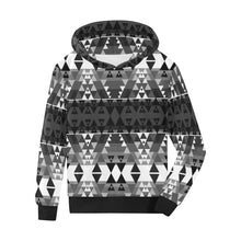 Load image into Gallery viewer, Writing on Stone Black and White Kids&#39; All Over Print Hoodie (Model H38) Kids&#39; AOP Hoodie (H38) e-joyer 
