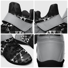 Load image into Gallery viewer, Writing on Stone Black and White Kid&#39;s Ipottaa Basketball / Sport High Top Shoes 49 Dzine 
