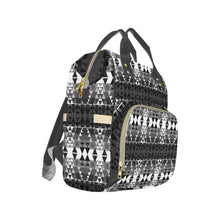 Load image into Gallery viewer, Writing on Stone Black and White Multi-Function Diaper Backpack (Model 1688) Diaper Backpack (1688) e-joyer 
