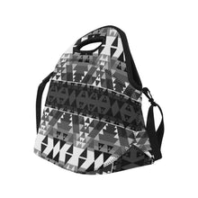 Load image into Gallery viewer, Writing on Stone Black and White Neoprene Lunch Bag/Large (Model 1669) Neoprene Lunch Bag/Large (1669) e-joyer 
