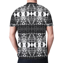 Load image into Gallery viewer, Writing on Stone Black and White New All Over Print T-shirt for Men (Model T45) New All Over Print T-shirt for Men (T45) e-joyer 
