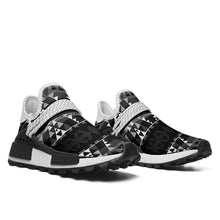 Load image into Gallery viewer, Writing on Stone Black and White Okaki Sneakers Shoes 49 Dzine 
