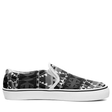 Load image into Gallery viewer, Writing on Stone Black and White Otoyimm Canvas Slip On Shoes 49 Dzine 
