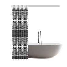 Load image into Gallery viewer, Writing on Stone Black and White Shower Curtain 60&quot;x72&quot; Shower Curtain 60&quot;x72&quot; e-joyer 
