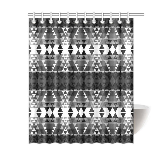 Writing on Stone Black and White Shower Curtain 60"x72" Shower Curtain 60"x72" e-joyer 