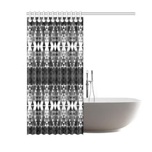 Load image into Gallery viewer, Writing on Stone Black and White Shower Curtain 60&quot;x72&quot; Shower Curtain 60&quot;x72&quot; e-joyer 
