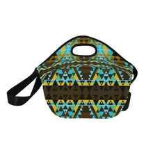 Load image into Gallery viewer, Writing on Stone Broken Lodge Neoprene Lunch Bag/Large (Model 1669) Neoprene Lunch Bag/Large (1669) e-joyer 
