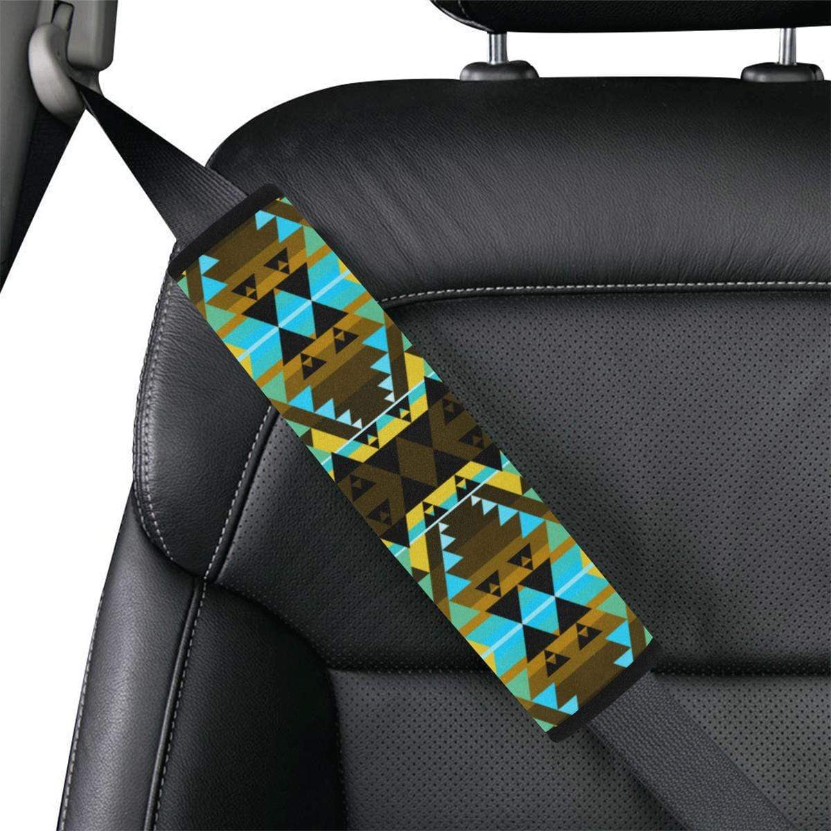 Writing on Stone Broken Lodge Seat Belt Cover by 49 Dzine