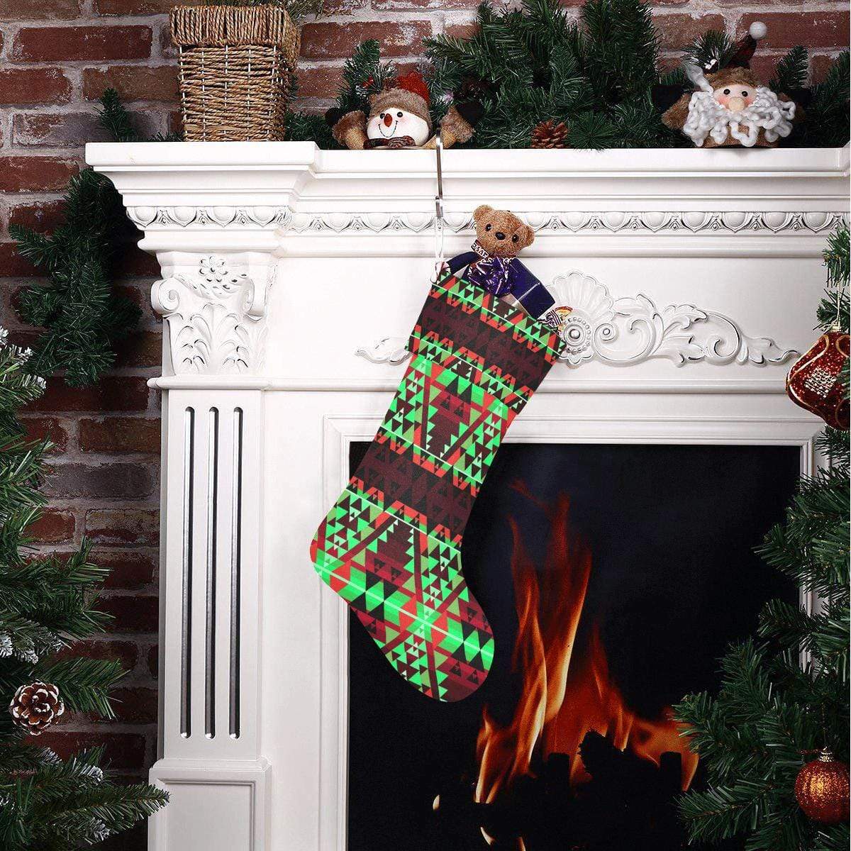 Writing on Stone Enemy Chase Christmas Stocking Christmas Stocking e-joyer 