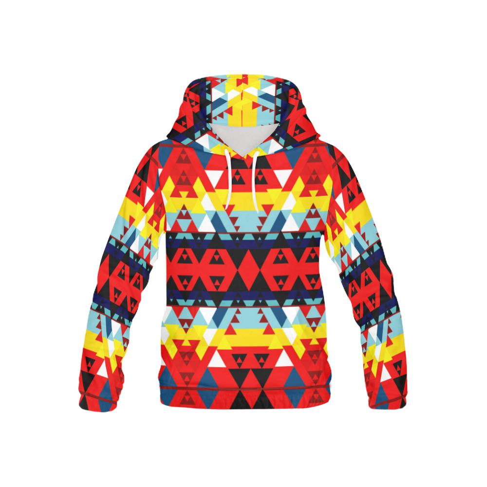 Writing on Stone Enemy Retreat All Over Print Hoodie for Kid (USA Size) (Model H13) All Over Print Hoodie for Kid (H13) e-joyer 