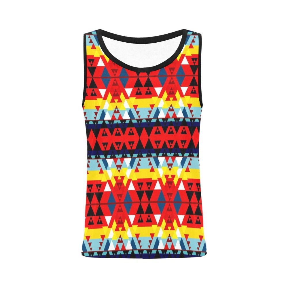 Writing on Stone Enemy Retreat All Over Print Tank Top for Women (Model T43) All Over Print Tank Top for Women (T43) e-joyer 