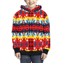 Load image into Gallery viewer, Writing on Stone Enemy Retreat Kids&#39; All Over Print Hoodie (Model H38) Kids&#39; AOP Hoodie (H38) e-joyer 
