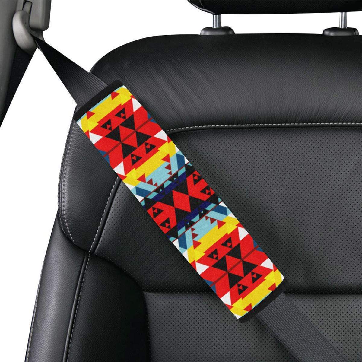 Writing on Stone Enemy Retreat Seat Belt Cover by 49 Dzine