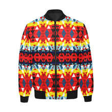 Load image into Gallery viewer, Writing on Stone Enemy Retreat Unisex Heavy Bomber Jacket with Quilted Lining All Over Print Quilted Jacket for Men (H33) e-joyer 
