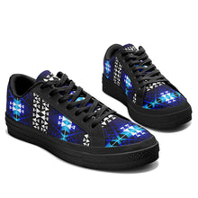 Load image into Gallery viewer, Writing on Stone Night Watch Aapisi Low Top Canvas Shoes Black Sole 49 Dzine 
