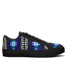 Load image into Gallery viewer, Writing on Stone Night Watch Aapisi Low Top Canvas Shoes Black Sole 49 Dzine 
