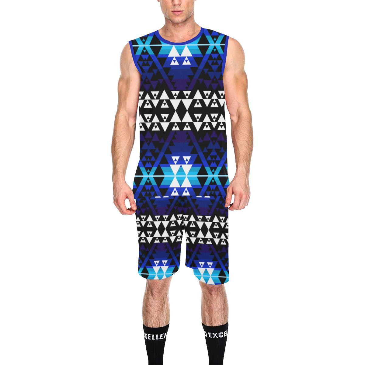 Writing on Stone Night Watch All Over Print Basketball Uniform Basketball Uniform e-joyer 