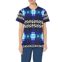 Load image into Gallery viewer, Writing on Stone Night Watch All Over Print Scrub Top Scrub Top e-joyer 
