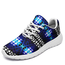 Load image into Gallery viewer, Writing on Stone Night Watch Ikkaayi Sport Sneakers 49 Dzine US Women 4.5 / US Youth 3.5 / EUR 35 White Sole 
