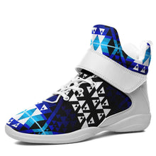 Load image into Gallery viewer, Writing on Stone Night Watch Ipottaa Basketball / Sport High Top Shoes - White Sole 49 Dzine US Men 7 / EUR 40 White Sole with White Strap 
