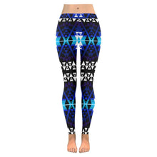 Load image into Gallery viewer, Writing on Stone Night Watch Low Rise Leggings (Invisible Stitch) (Model L05) Low Rise Leggings (Invisible Stitch) (L05) e-joyer 
