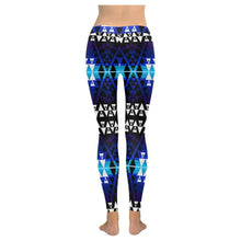 Load image into Gallery viewer, Writing on Stone Night Watch Low Rise Leggings (Invisible Stitch) (Model L05) Low Rise Leggings (Invisible Stitch) (L05) e-joyer 
