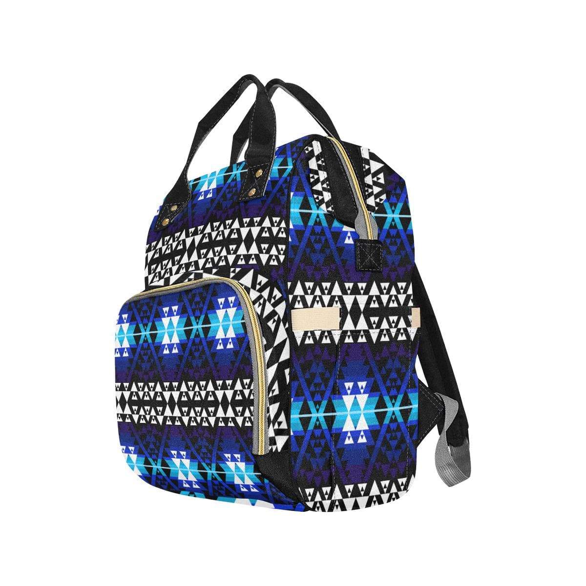 Writing on Stone Night Watch Multi-Function Diaper Backpack (Model 1688) Diaper Backpack (1688) e-joyer 