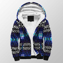 Load image into Gallery viewer, Writing on Stone Night Watch Sherpa Hoodie 49 Dzine 
