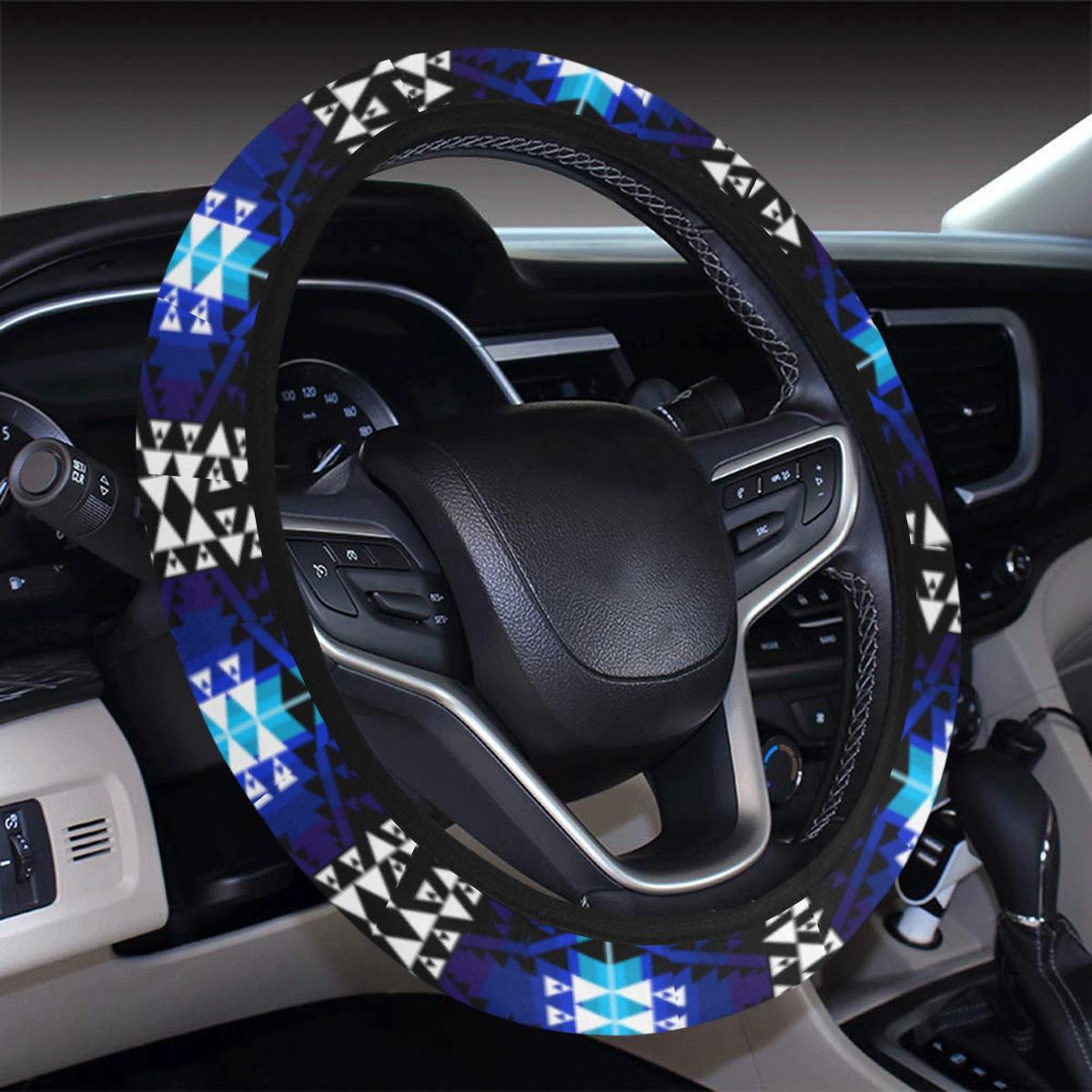 WRiting on Stone Night Watch Steering Wheel Cover with Elastic Edge Steering Wheel Cover with Elastic Edge e-joyer 