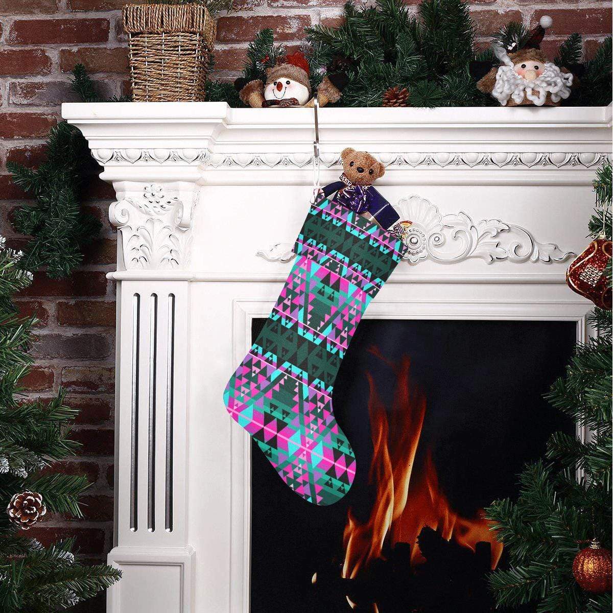 Writing on Stone Sunset Christmas Stocking Christmas Stocking e-joyer 