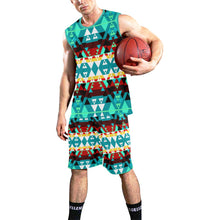 Load image into Gallery viewer, Writing on Stone Wheel All Over Print Basketball Uniform Basketball Uniform e-joyer 
