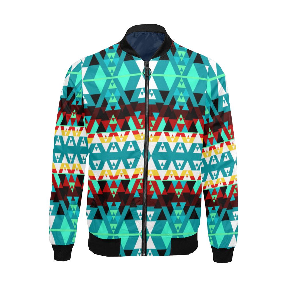 Writing on Stone Wheel All Over Print Bomber Jacket for Men/Large Size (Model H19) All Over Print Bomber Jacket for Men/Large (H19) e-joyer 