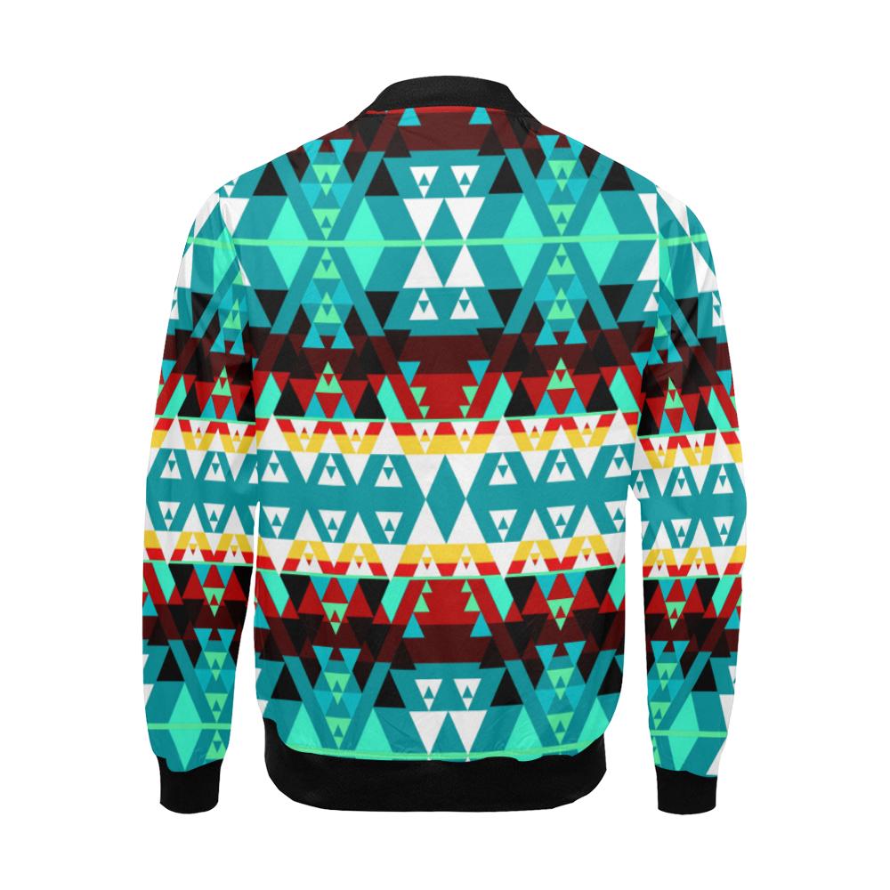 Writing on Stone Wheel All Over Print Bomber Jacket for Men/Large Size (Model H19) All Over Print Bomber Jacket for Men/Large (H19) e-joyer 