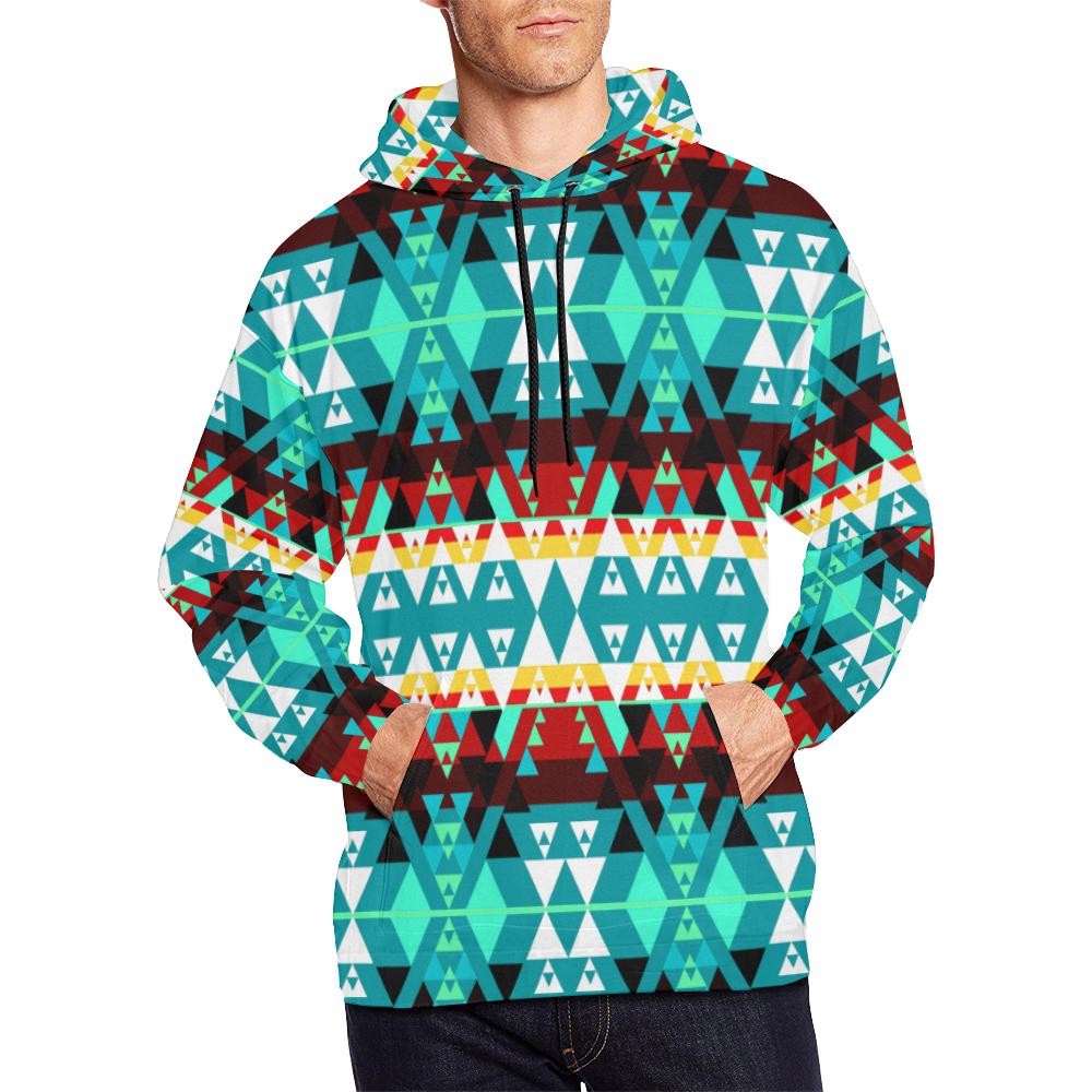 Writing on Stone Wheel All Over Print Hoodie for Men (USA Size) (Model H13) All Over Print Hoodie for Men (H13) e-joyer 