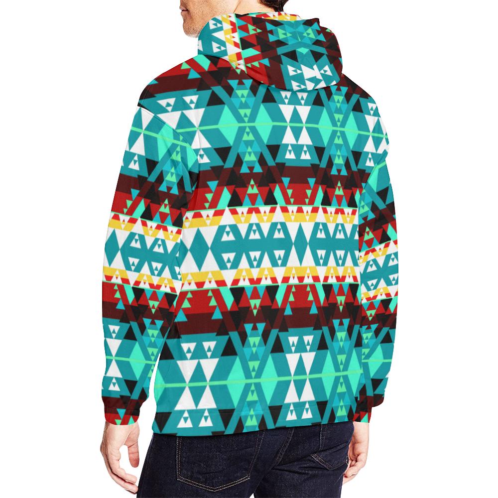 Writing on Stone Wheel All Over Print Hoodie for Men (USA Size) (Model H13) All Over Print Hoodie for Men (H13) e-joyer 