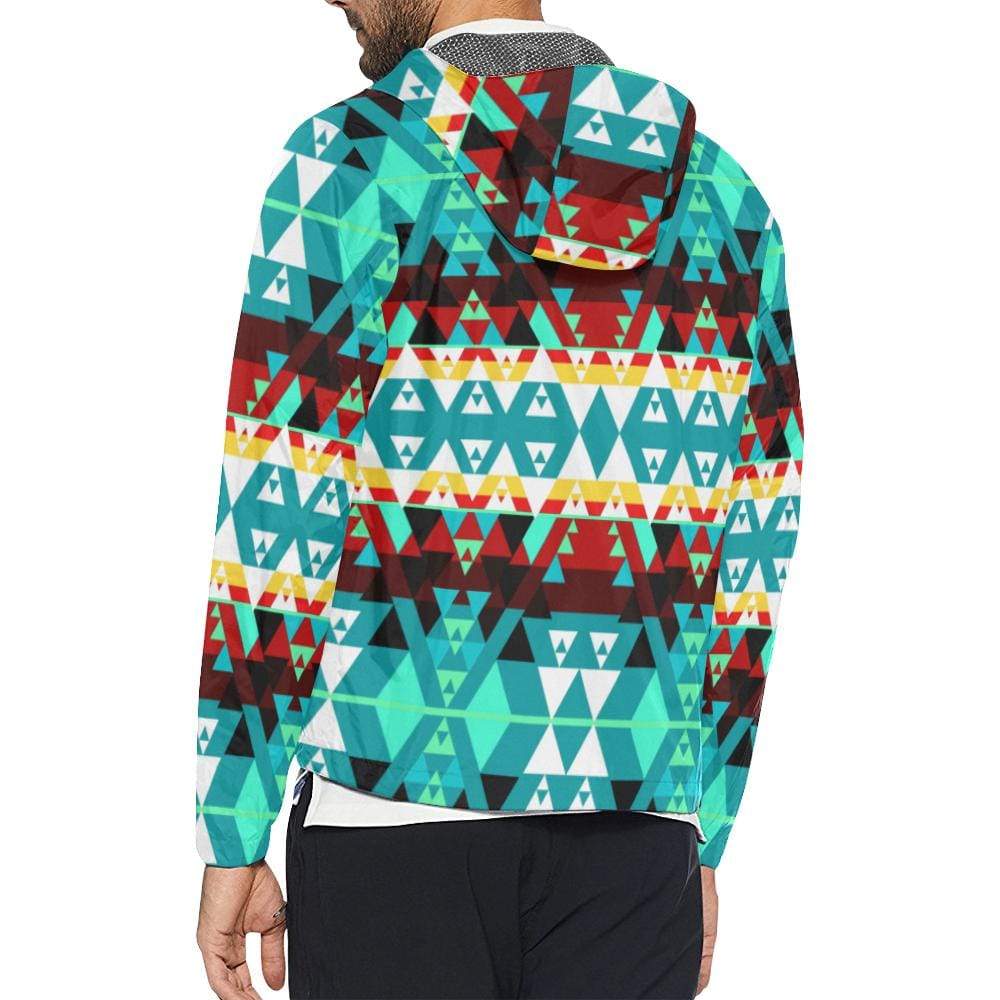 Writing on Stone Wheel All Over Print Windbreaker for Unisex (Model H23) All Over Print Windbreaker for Men (H23) e-joyer 