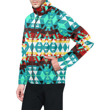 Load image into Gallery viewer, Writing on Stone Wheel All Over Print Windbreaker for Unisex (Model H23) All Over Print Windbreaker for Men (H23) e-joyer 
