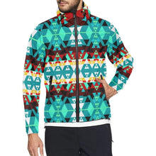 Load image into Gallery viewer, Writing on Stone Wheel All Over Print Windbreaker for Unisex (Model H23) All Over Print Windbreaker for Men (H23) e-joyer 
