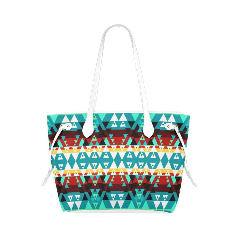 Writing on Stone Wheel Clover Canvas Tote – Tote Bag by 49 Dzine