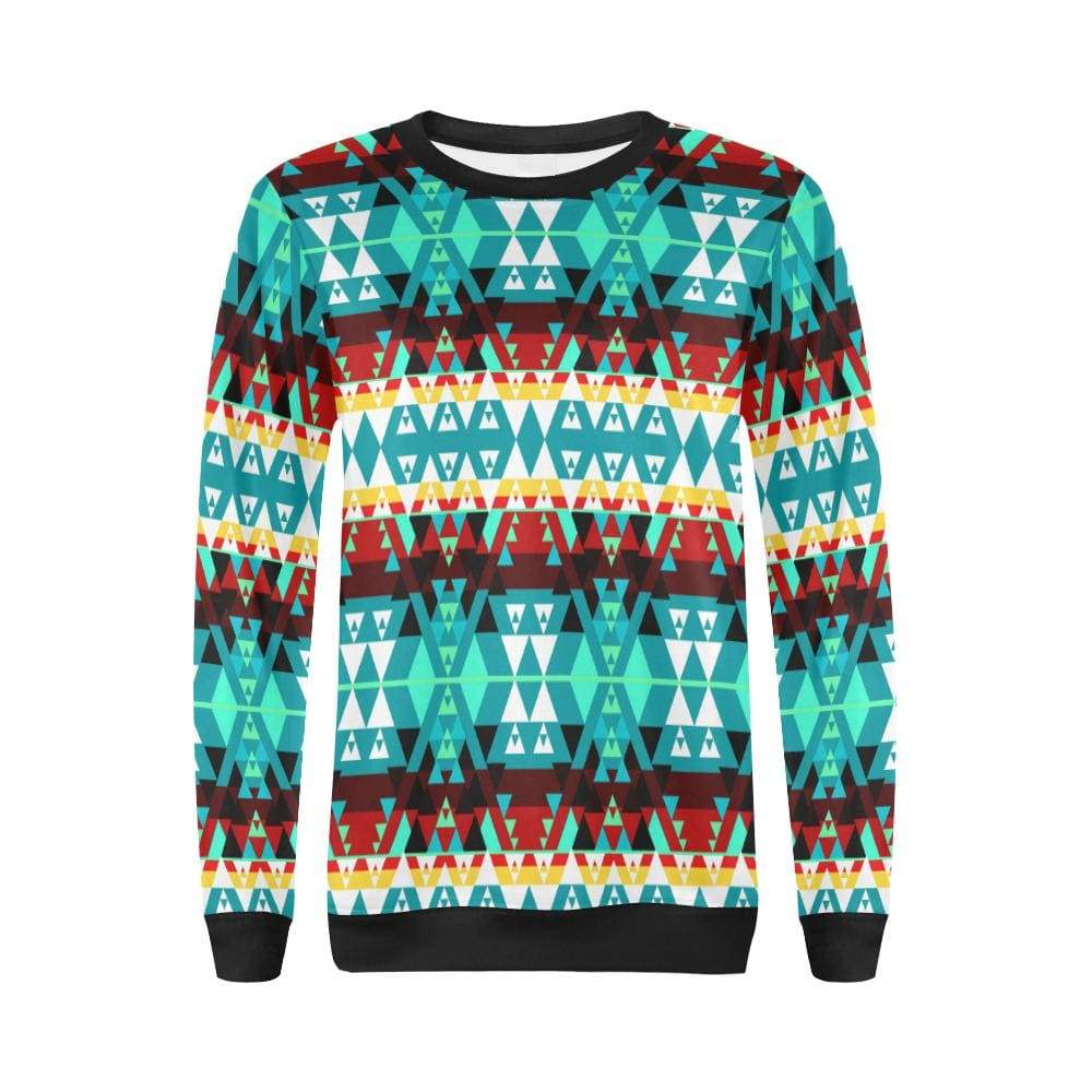 Writing on Stone Wheel Crewneck – Women's Sweatshirt by 49 Dzine