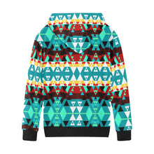 Load image into Gallery viewer, Writing on Stone Wheel Kids&#39; All Over Print Hoodie (Model H38) Kids&#39; AOP Hoodie (H38) e-joyer 
