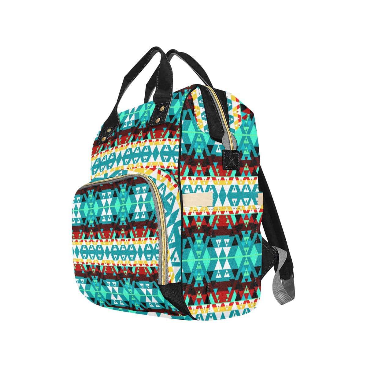 Writing on Stone Wheel Multi-Function Diaper Backpack (Model 1688) Diaper Backpack (1688) e-joyer 
