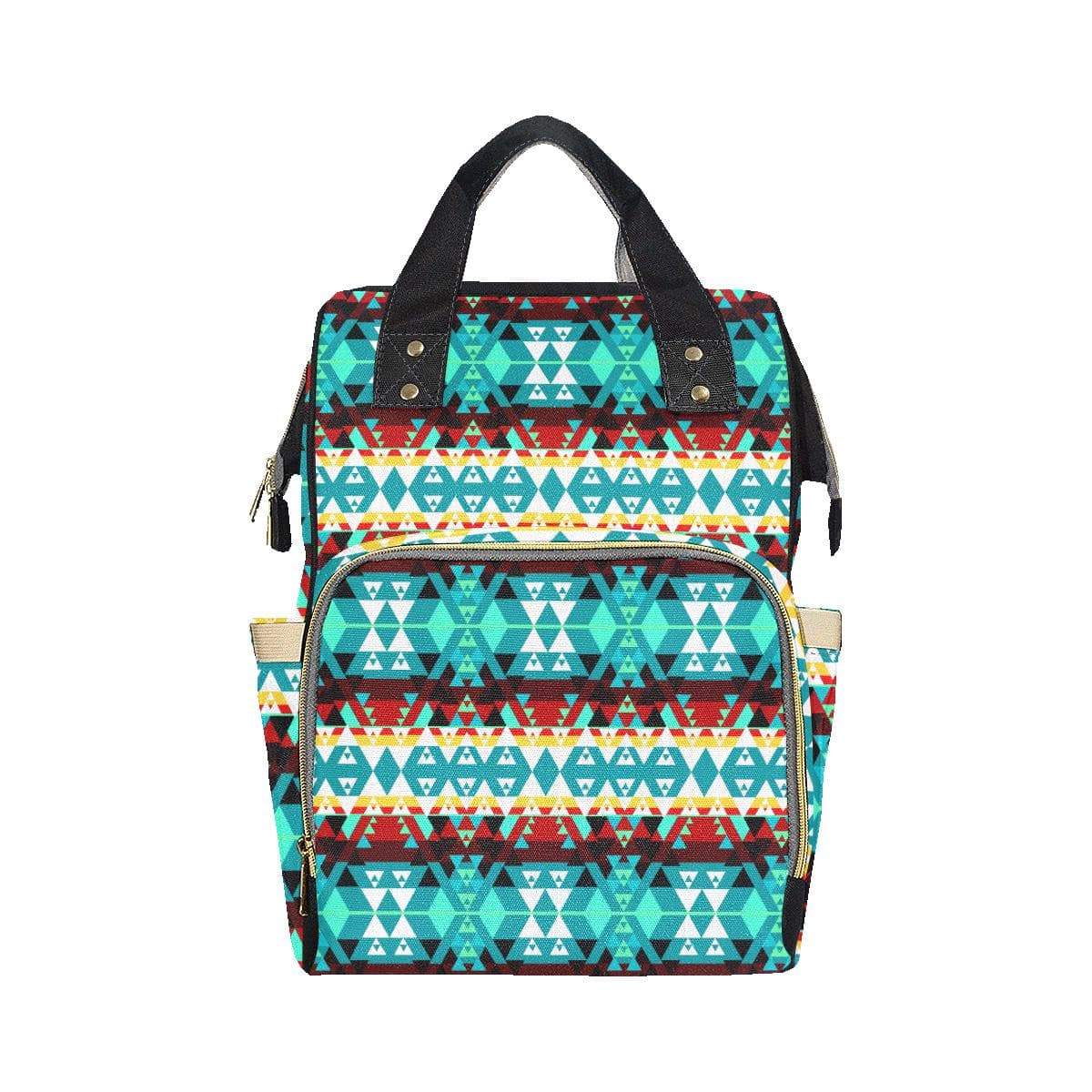 Writing on Stone Wheel Multi-Function Diaper Backpack (Model 1688) Diaper Backpack (1688) e-joyer 