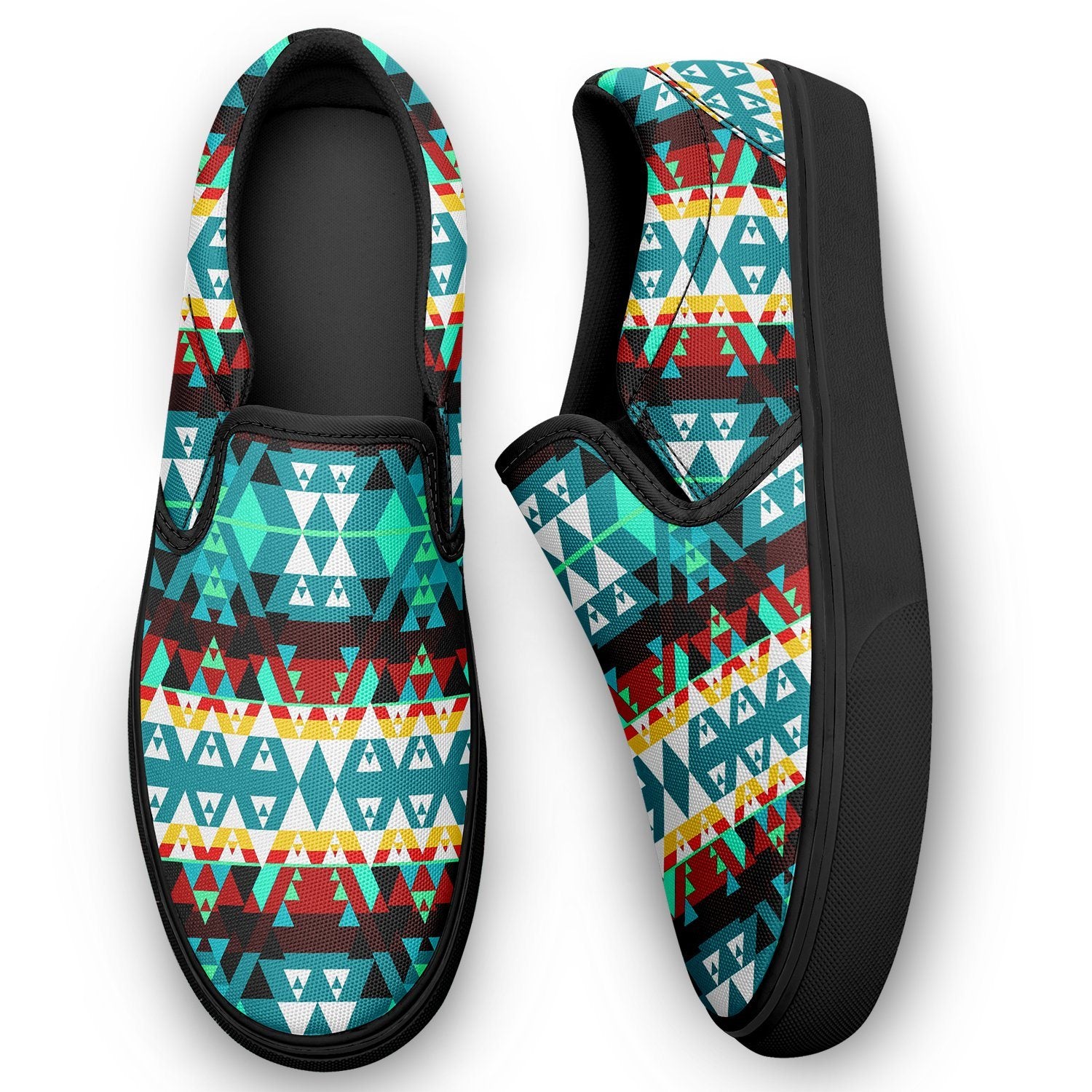 Writing on Stone Wheel Otoyimm Canvas Slip On Shoes 49 Dzine 