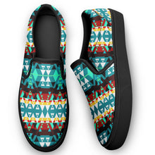 Load image into Gallery viewer, Writing on Stone Wheel Otoyimm Canvas Slip On Shoes 49 Dzine 
