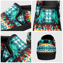 Load image into Gallery viewer, Writing on Stone Wheel Otoyimm Canvas Slip On Shoes 49 Dzine 
