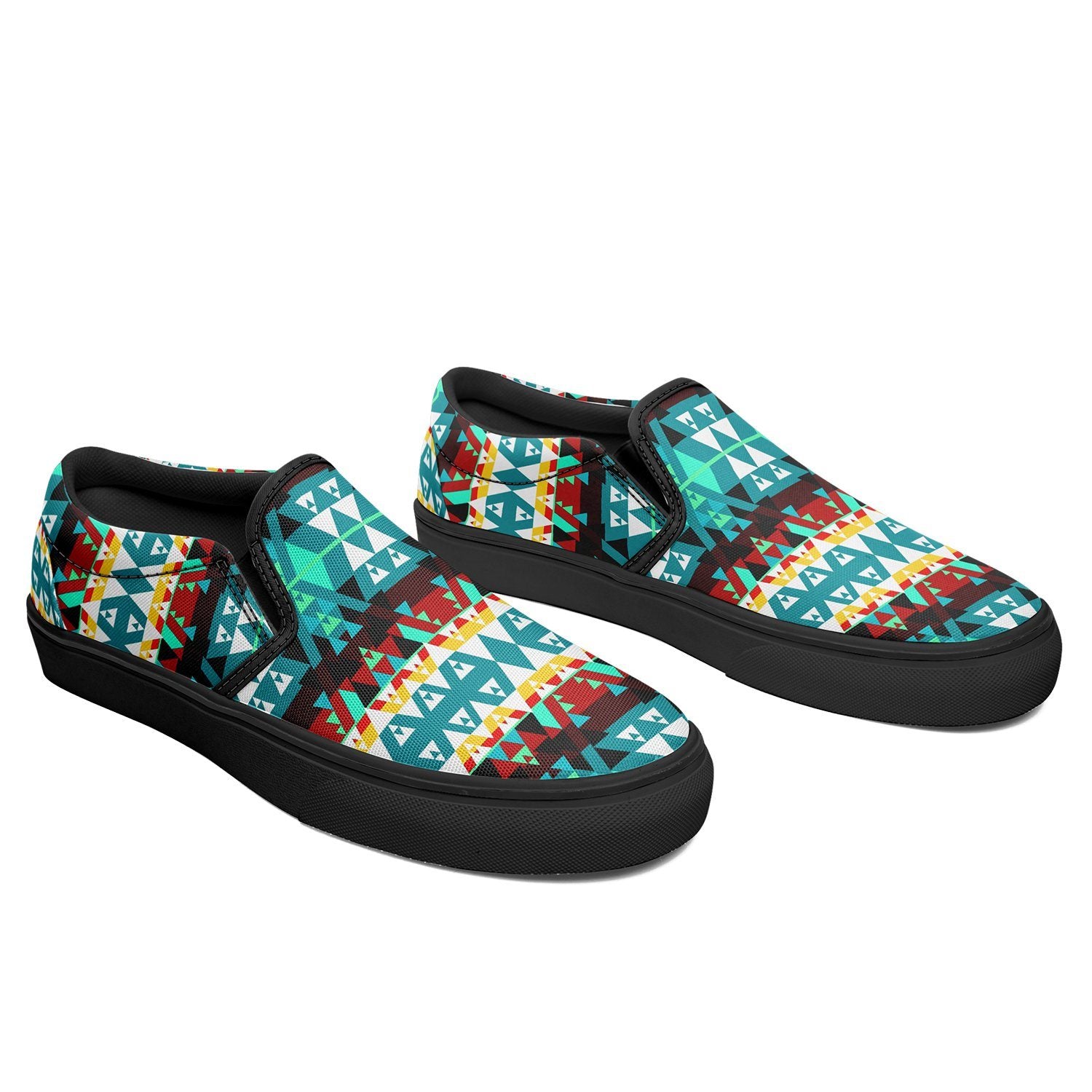 Writing on Stone Wheel Otoyimm Canvas Slip On Shoes 49 Dzine 