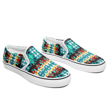 Load image into Gallery viewer, Writing on Stone Wheel Otoyimm Canvas Slip On Shoes 49 Dzine 
